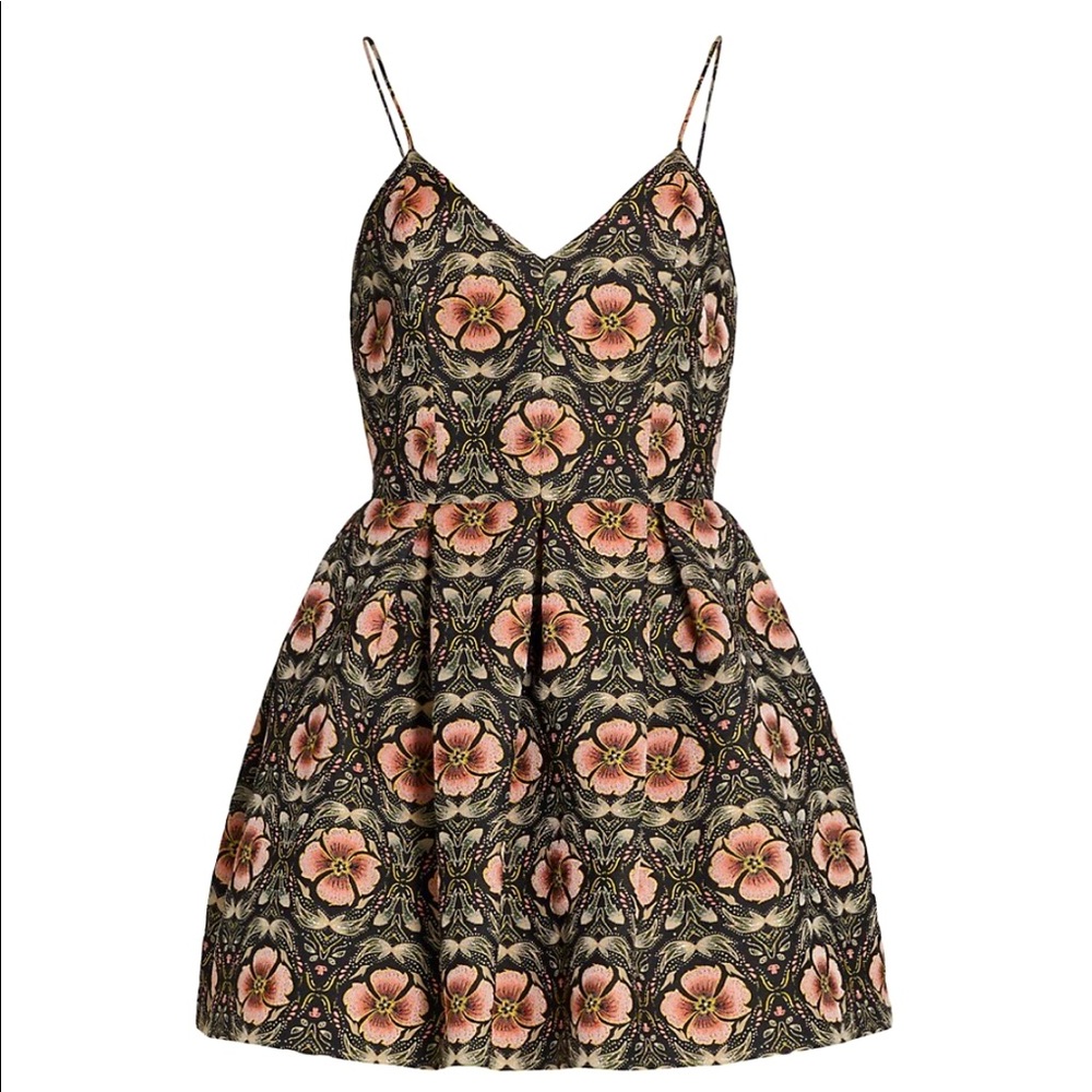 Alice + Olivia Madison Dress floral w/ pockets size 0
